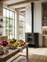 ESTUFA ITALIA RINCON CON HORNO