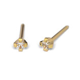 7108 / TT-740 Tiffany 2mm guldpläterad kirurgiskt stål