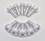 Aluminium Zylinderkopfschraube M4 silber ähnl. DIN912