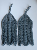 Kunststrick Armstulpen "Lace" Gr. XL
