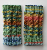 Pulswärmer mit Zopfmuster, Grösse M - L