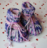 Babyschuhe lilatöne ca. 10 cm
