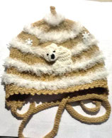 Babymütze Eisbär, Grösse  6-12 Monate