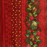 X'mas10中  　X46    L1096210    CHRISTMAS ELEMENTS　Stripes　red