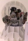 Snow Globe　SGS059「Christmas Dogs」