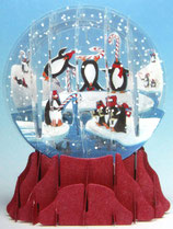 Snow Globe　SGS017「Penguins」