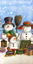 227　*01390 Snowman Family