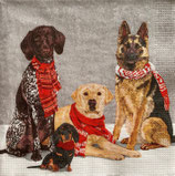 SP小8　F108　325002454　Scarf Dogs