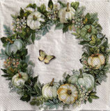 ﾊﾛｳｲﾝ中　F94　L1012360  PUMPKIN WREATH