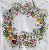 SI24中　F64-1   133002573  Wild Flowers Wreath