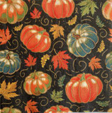 ﾊﾛｳｲﾝ中　F92　SL-OG060501   Pumpkins with Maple Leaves