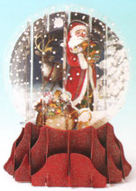 Snow Globe　ある分のみで終了　SGS063「Father Christmas」