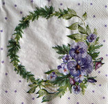 SI19中　F33  L962789   Pansy   wreath lilac