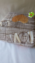 Trapunta piumone invernale Shabby Love con stampa digitale 4D Laura Blasi matrimoniale. A960