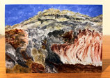 DRAMATIC MOUNTAINSIDE GREETING CARD-NEW!