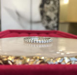 18k witgouden diamanten alliance ring “full eternity”