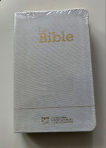 Bible Segond 21 - couverture toile blanche . tranches dorées avec onglets