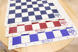 Tournament Chess Mat - Blue, Navy &  Burgundy