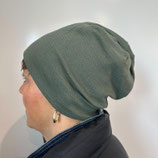 Strick Muster grau auf olive