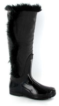 Boots black fur