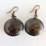 CBO35. Boucles d'oreilles pontillé