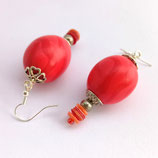 FBO150. Boucles d'oreilles red3