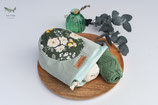 Encircle Pouch  *~*  Projekttasche / Cord /  Blumen / small / mint & grün