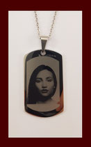 Pendentif 04 " plaque rectangle " de 45 mm"