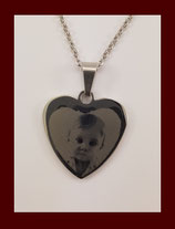 Pendentif 02 " Coeur de 25 mm"