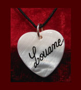 Collier Coeur en Nacre