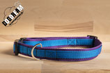 Halsband Klick Blau/Violett 2.5cm