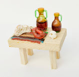 Mesa con pan y chorizo (Ref. 7005)