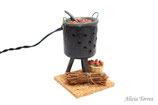 Asador de castañas con luz (Ref. 3692)