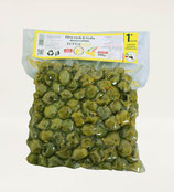 Olive dolci  denocciolate aromatizzate varietà Nocellara  500 g Sgocciolate