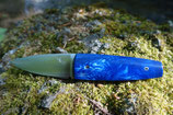 Sgian Dubh pliant - JUMA® SERPENT bleu