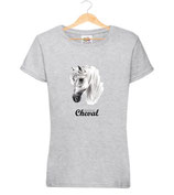 T-shirt fille passion cheval