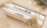 Geschenkset Kerzen "Frohes Fest"