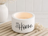 Teelichthalter gross "Home sweet Home"