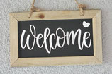 Tafel "Welcome"