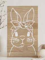 Schild Hase Tesi