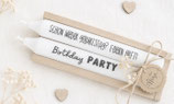 Geschenkset Kerzen "Schon wieder Geburtstag...& Birthday Party"