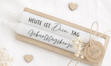 Geschenkset Kerzen "Heute ist Dein Tag & Geburtstagskerze"