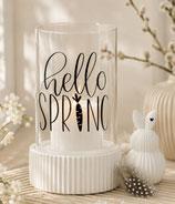 Windlicht Hello Spring