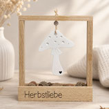Rahmen mit Fach "Herbstliebe"