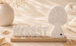 Aufsteller Herbstliebe mit Pilz