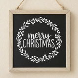 Tafel "Merry Christmas"