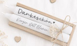 Geschenkset Kerzen "Dankeschön & Kerzen statt Blumen"