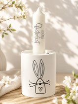 2 in 1 Kerzenhalter "Hasi"