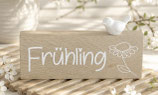 Holzblock "Frühling"