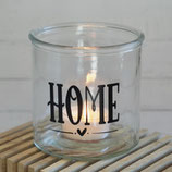 Windlicht "Home"